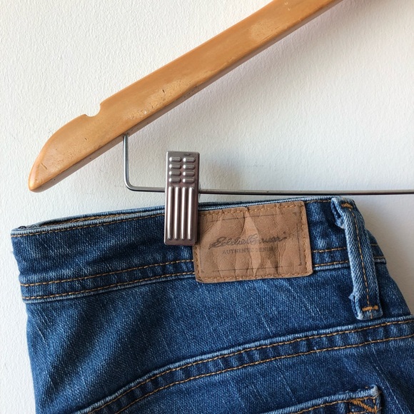 Eddie Bauer Blue Wash Boot Cut Denim Jeans - Picture 2 of 6